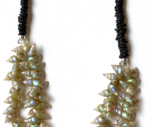 Double strand shell necklace