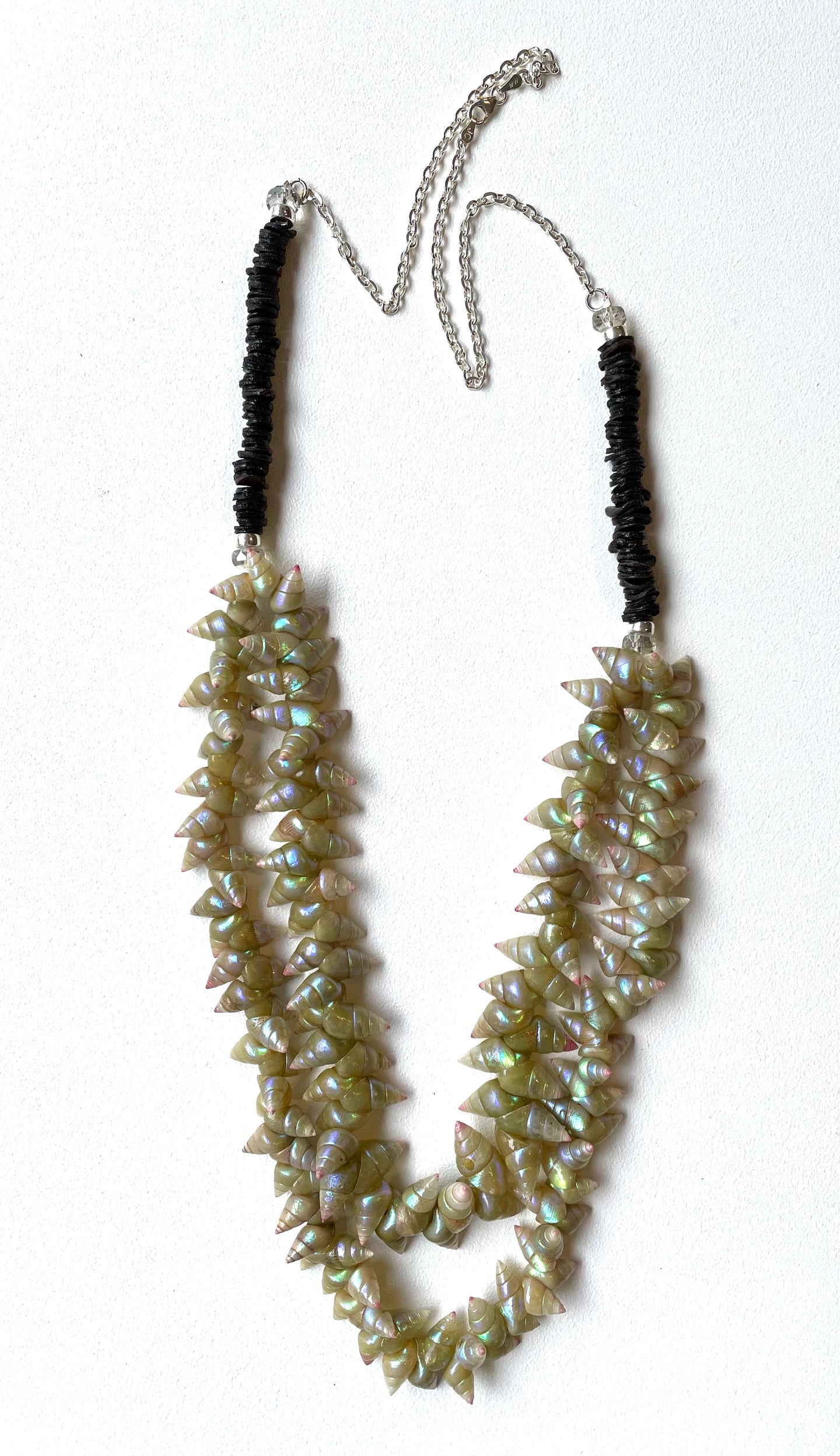 Double strand shell necklace
